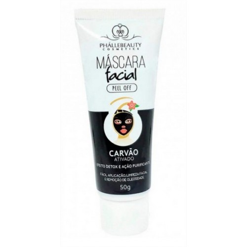 Máscara Facial Pell Off Carvão Ativado Bisnaga 50g